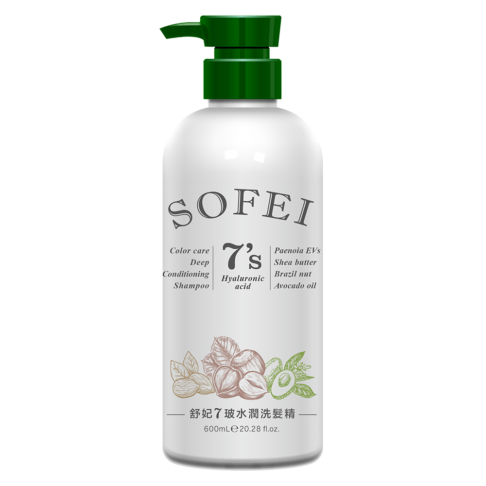 SOFEI 舒妃 7玻水潤洗髮精600ml