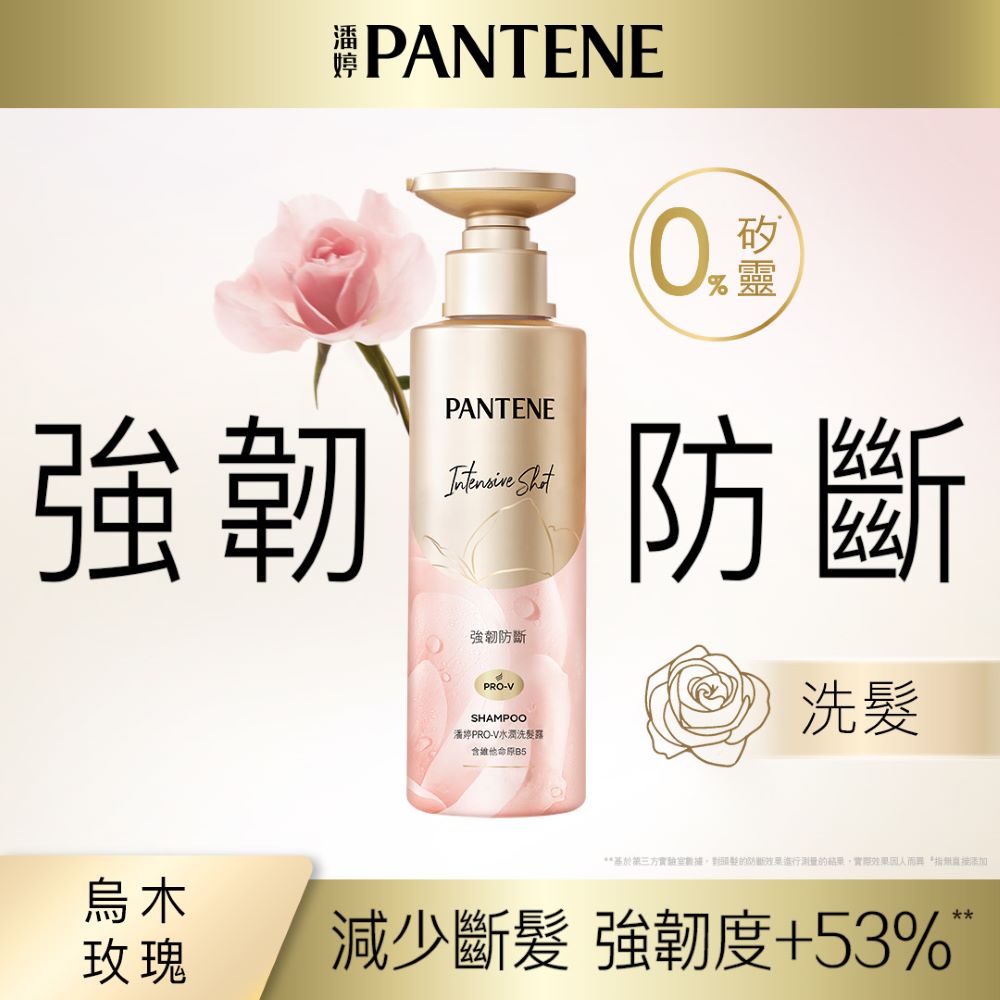 PANTENE 潘婷 PRO-V 水潤洗髮露 強韌防斷型530ml x2入組