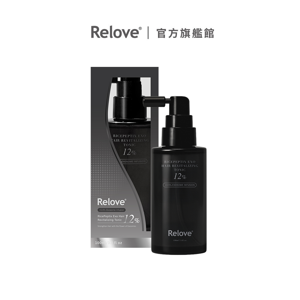 Relove 黑泌肽養髮液(加強版12%) 100ml【官方旗艦店】