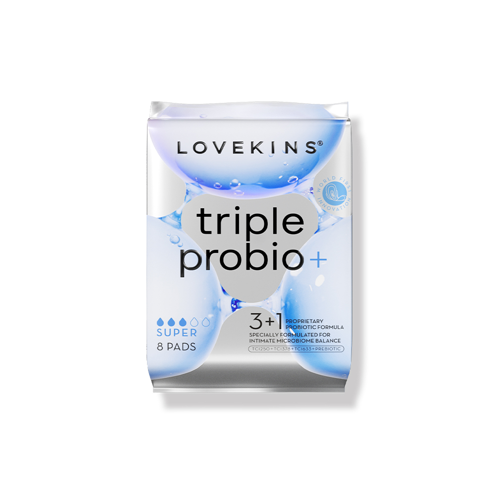 【Lovekins】Triple Probio 益菌衛生棉290mm(8片*5包)|大江生活