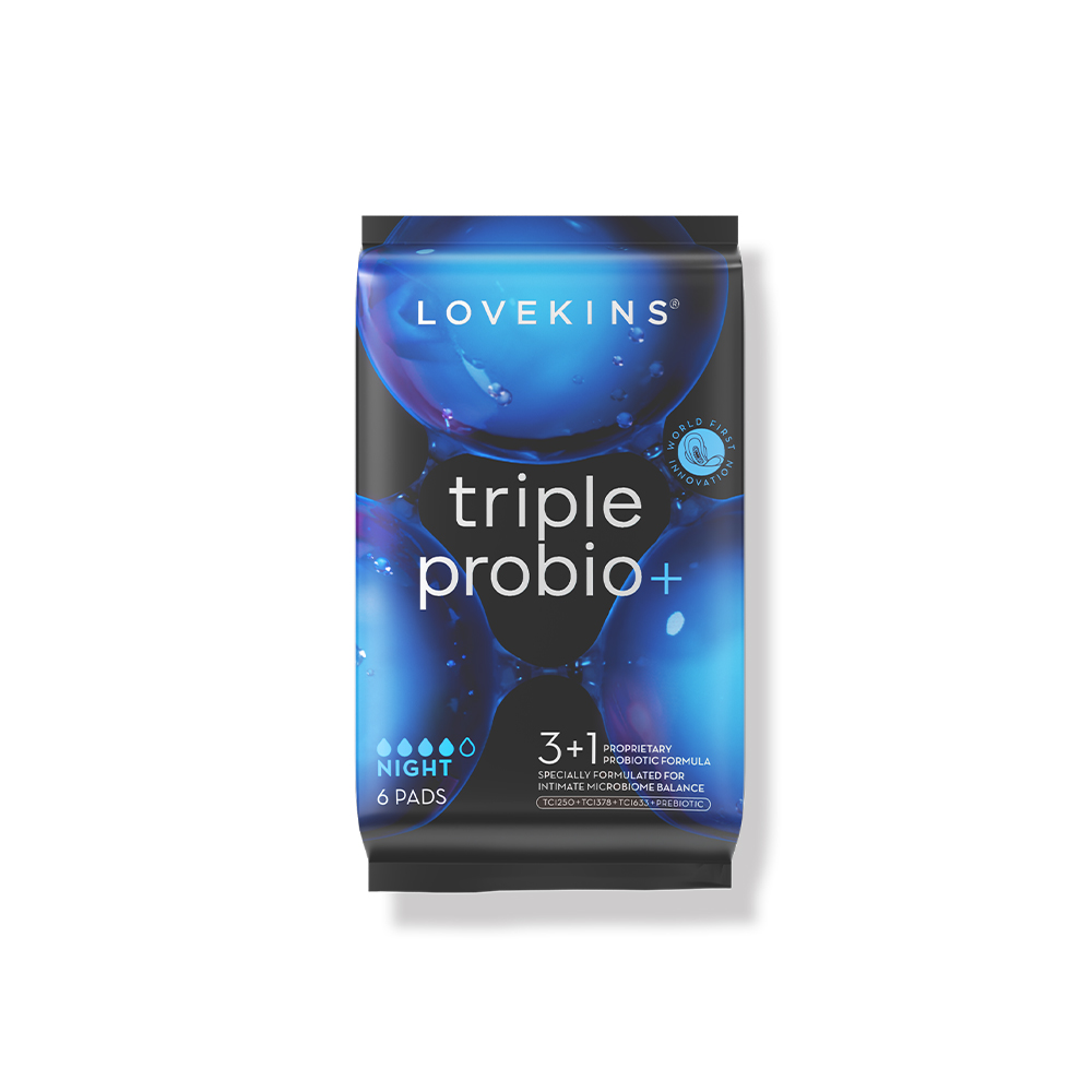 【Lovekins】Triple Probio 益菌衛生棉360mm(6片*5包)|大江生活