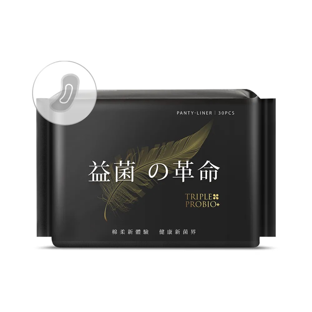 益菌革命 益菌棉柔護墊17cm(30片x24包/共720片/箱購)|大江生活