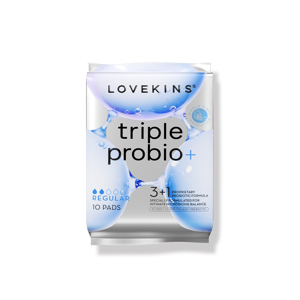 【Lovekins】Triple Probio 益菌衛生棉245mm(10片*5包)|大江生活