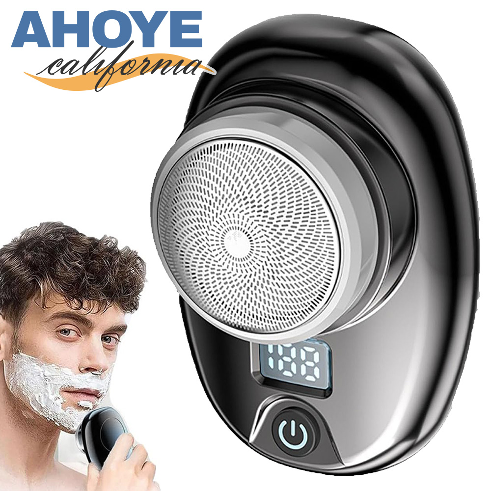 AHOYE 旋風六刀旅用電動刮鬍刀 TYPE-C快充 (剃鬍刀 電鬍刀 修容刀)