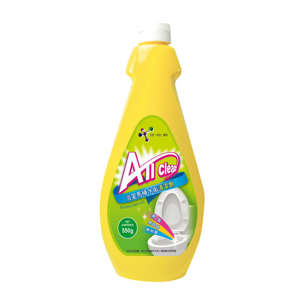多益得All clean浴室馬桶水垢清潔劑(550cc/瓶)