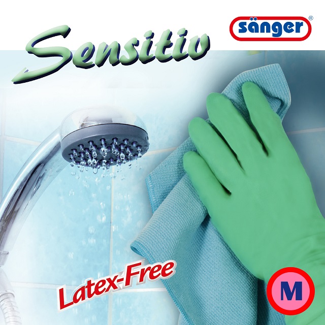 Leifheit 萊夫海特 德國Sanger過敏型工作手套 M 三雙入