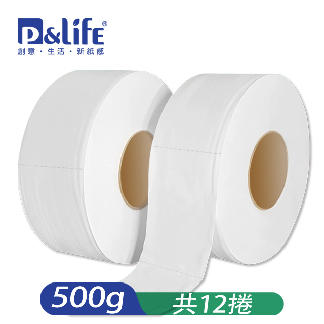 P&Life奈芙 大捲筒衛生紙(500gx12捲/箱)
