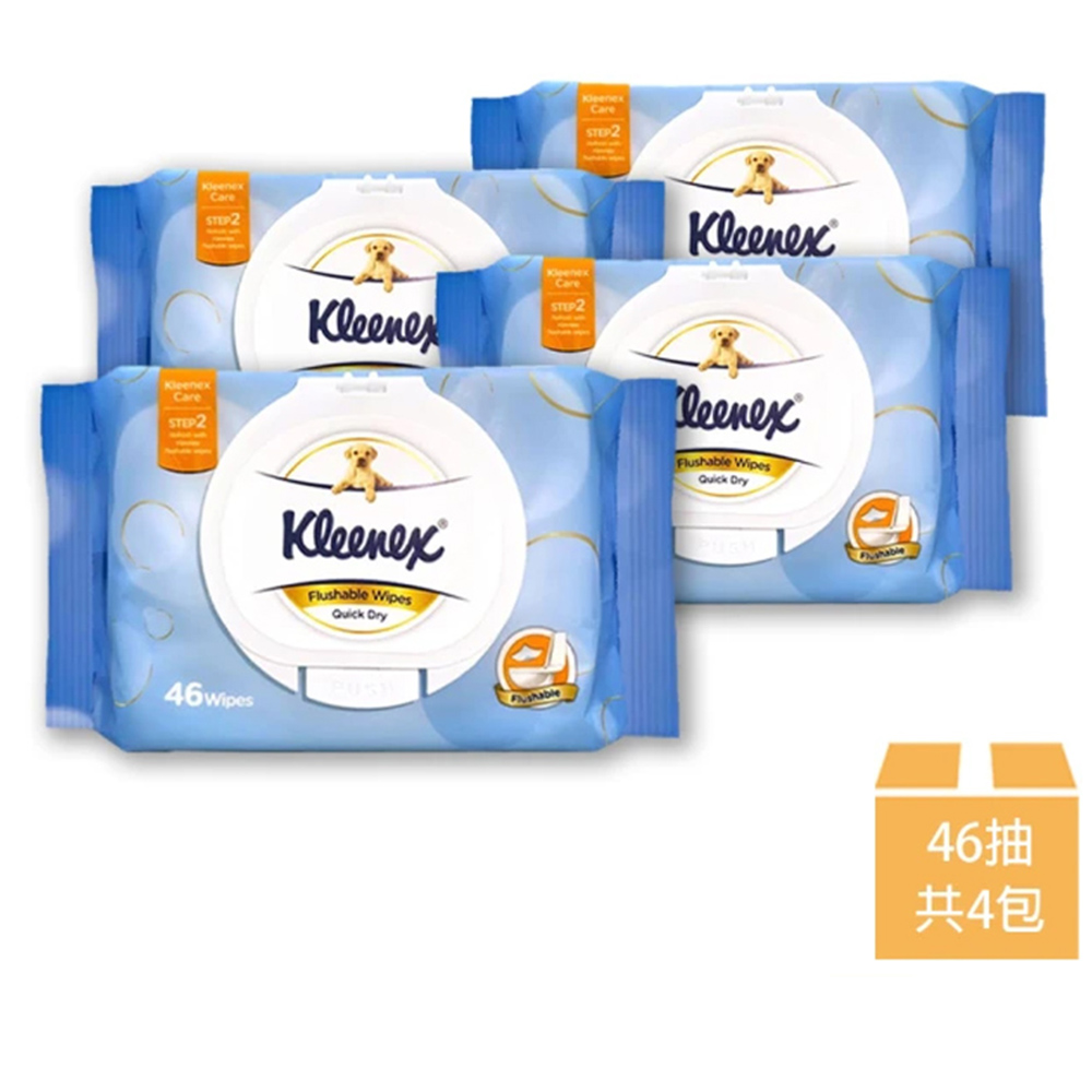 Kleenex 舒潔 濕式衛生紙 46張x4包