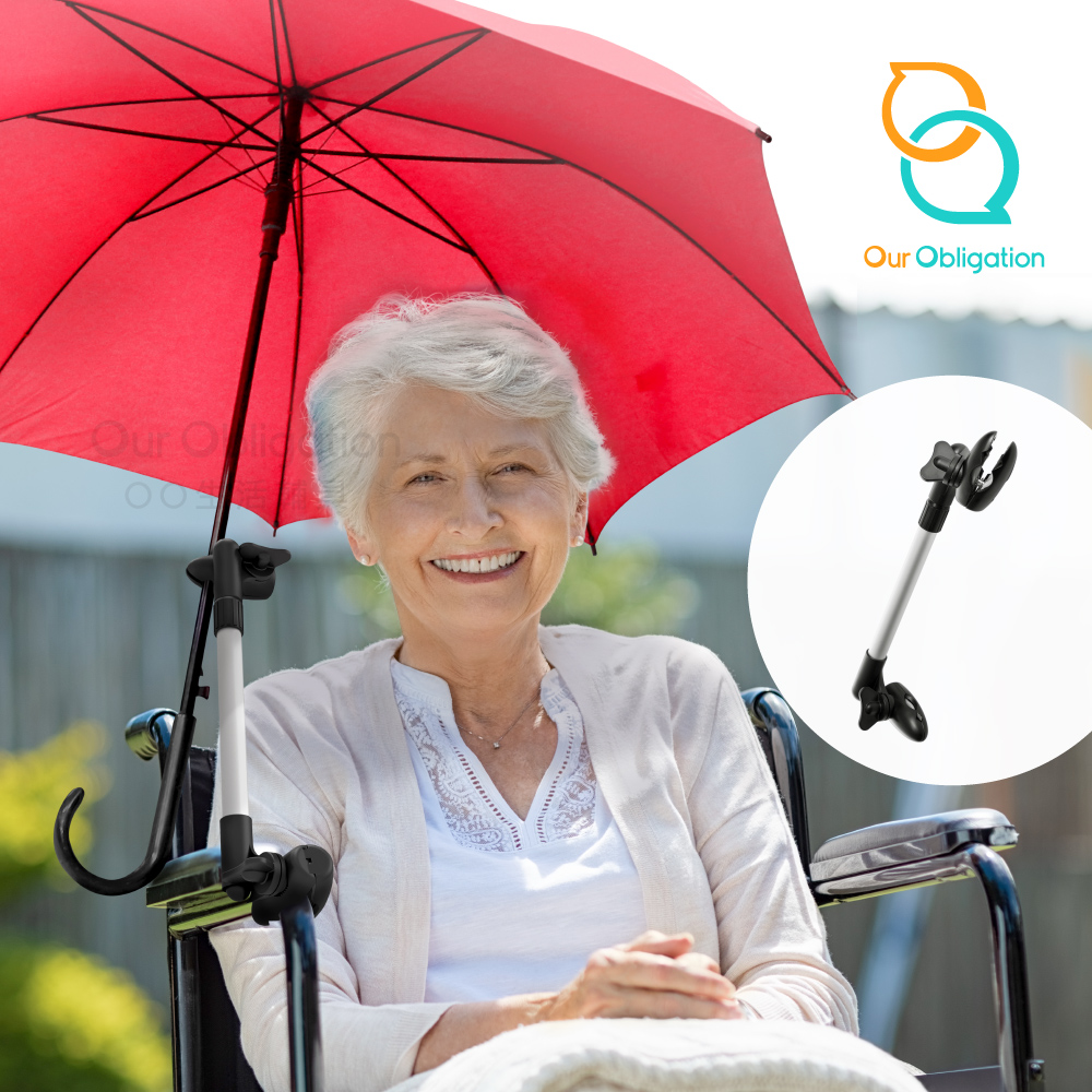 OO生活輔具 雨傘固定夾 雨傘固定座