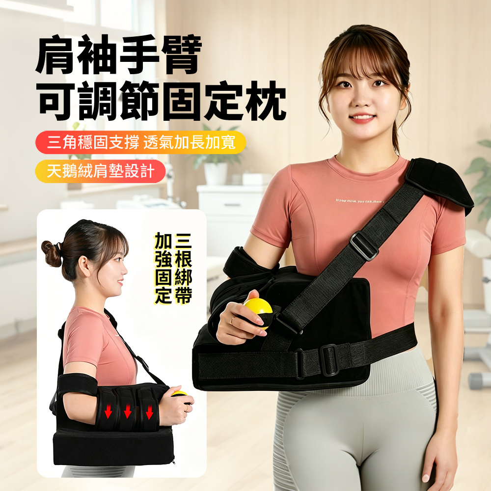 HADER 手臂骨折關節脫位固定帶 肩膀脫臼前臂吊帶 肩頸腕托帶 手臂固定護具 護肩吊帶