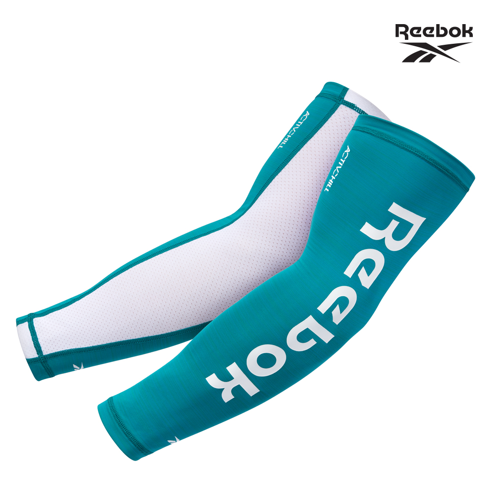 Reebok 銳步 溫控修復訓練袖套 (湖水綠)