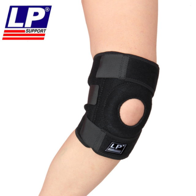 LP [美國頂級護具]高效彈簧支撐型膝護套(黑)733CA（其他規格）
