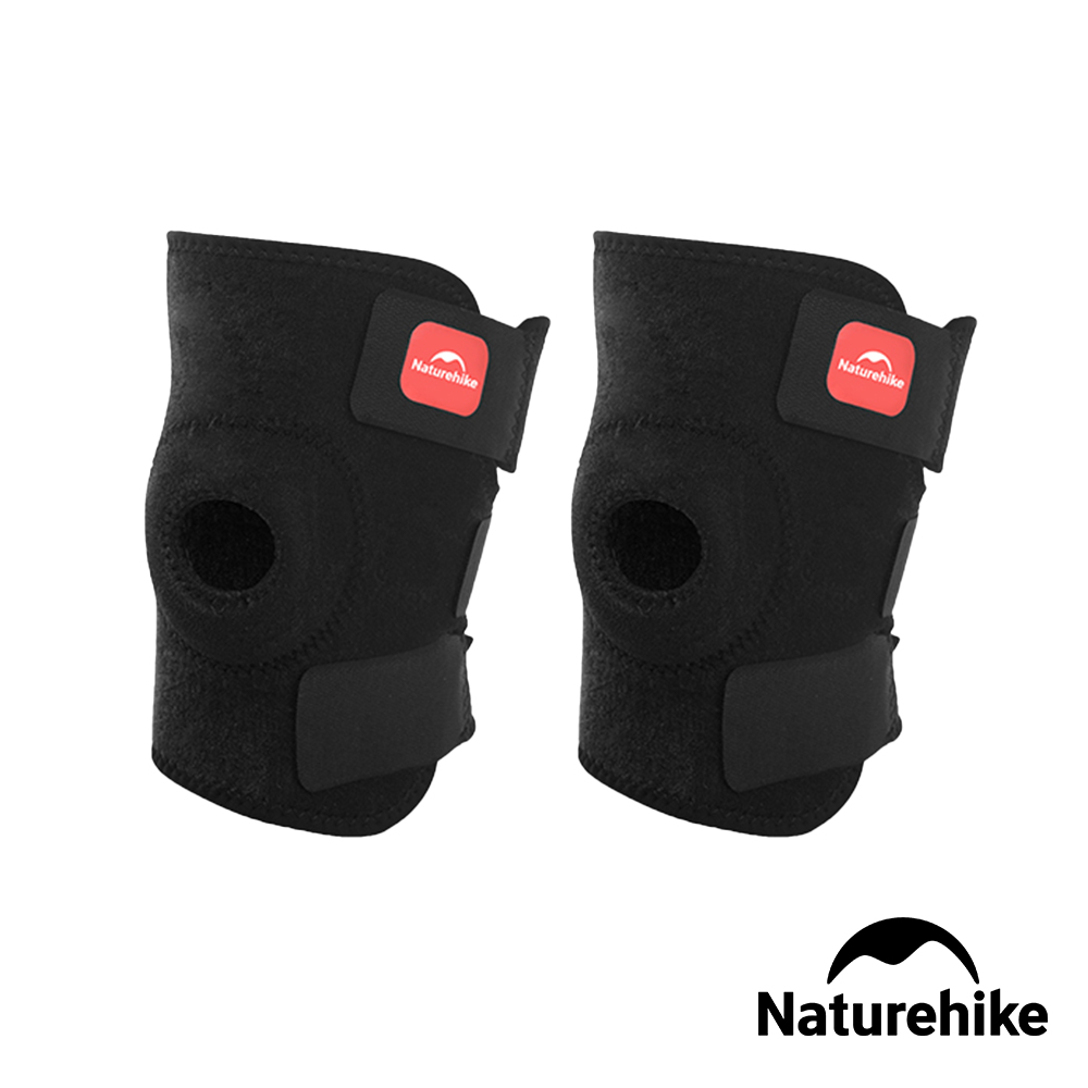 Naturehike 簡易型三段調整 輕薄透氣運動護膝 A001-M 2入組