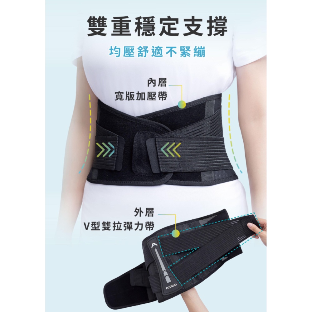 Aidbo 愛吾寶 AirSkin涼感透氣3D護腰
