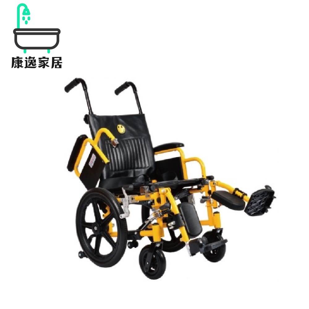 恆伸醫療器材 【輪椅】恆伸醫療 兒童特製14吋可掀手可拆腳移位型輪椅BC附加功能A款