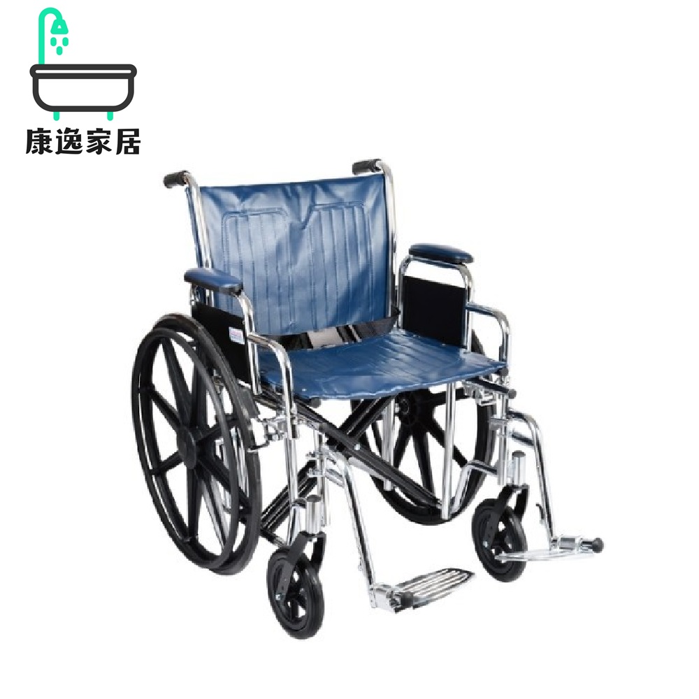 恆伸醫療器材 【輪椅】恆伸醫療 鐵製20吋可拆手腳輪椅A款