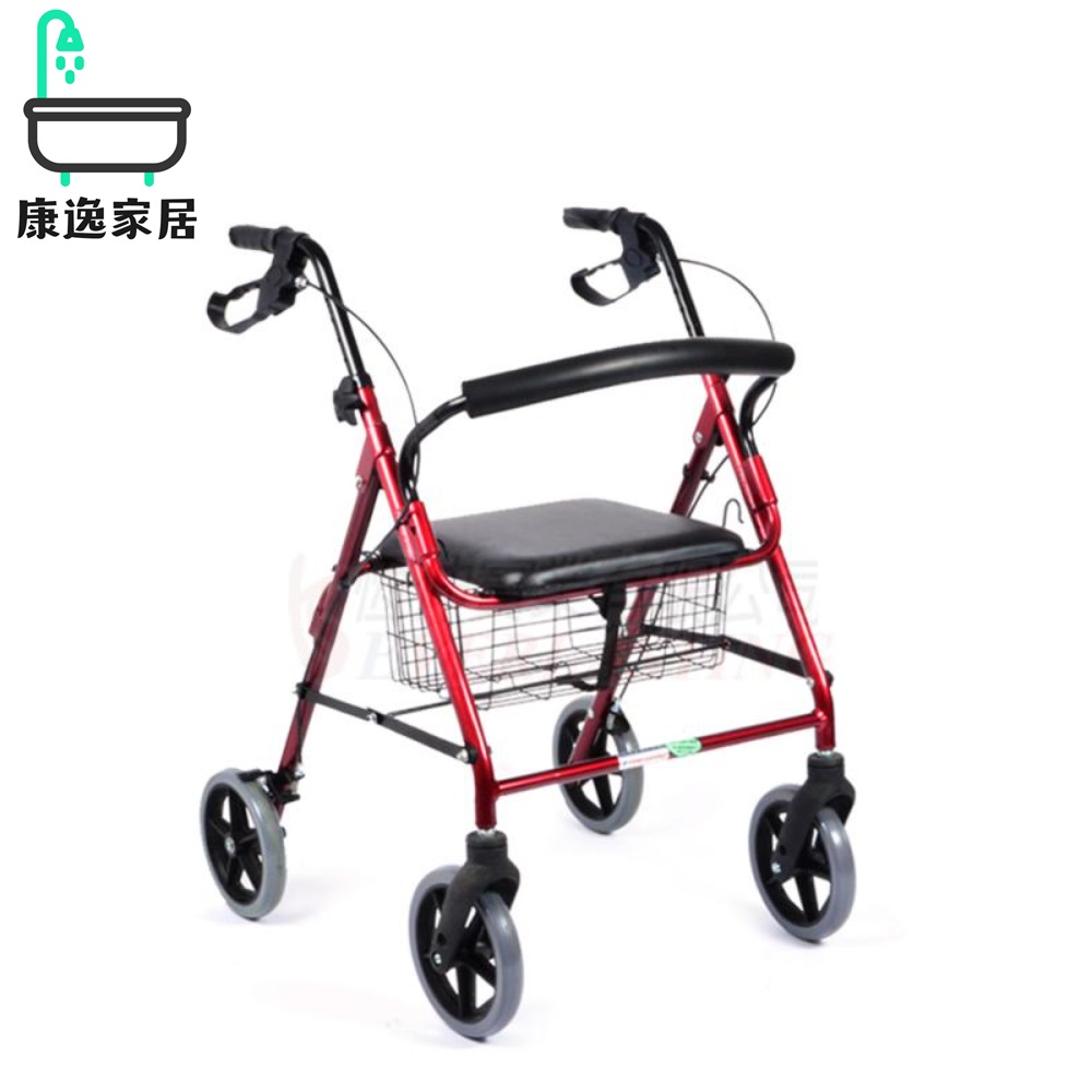 恆伸醫療器材 【助步車】恆伸醫療 鋁製18吋四輪休閒車