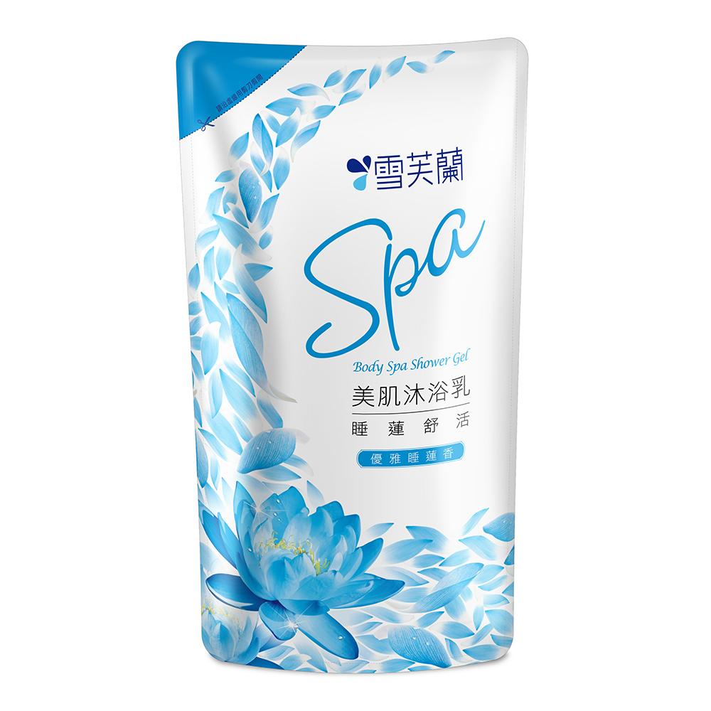 雪芙蘭 美肌SPA沐浴乳700g補充包（睡蓮舒活）