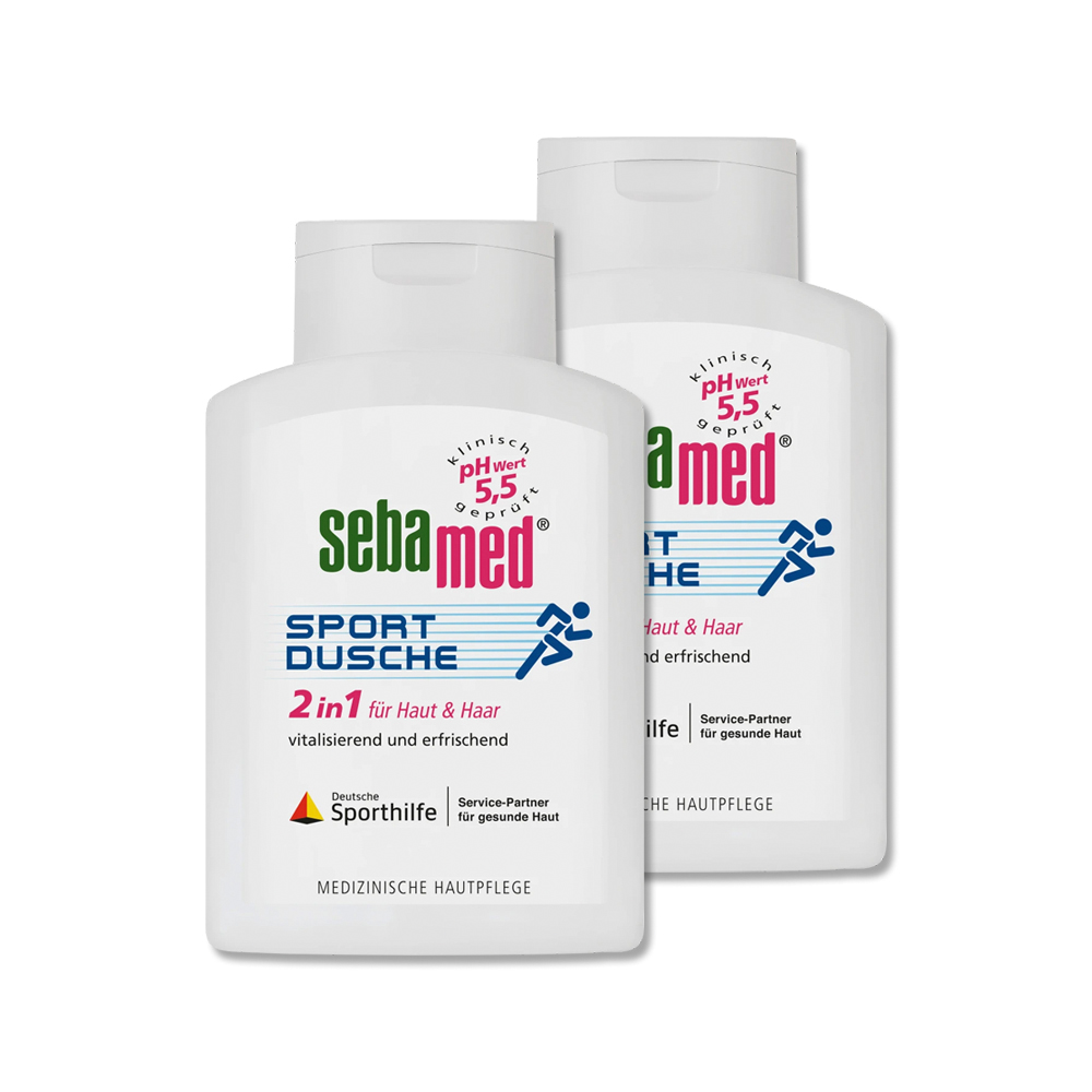 (2瓶超值組)德國Sebamed-pH5.5運動型清爽淨味2合1洗髮沐浴乳200ml/瓶(洗髮乳,沐浴乳)