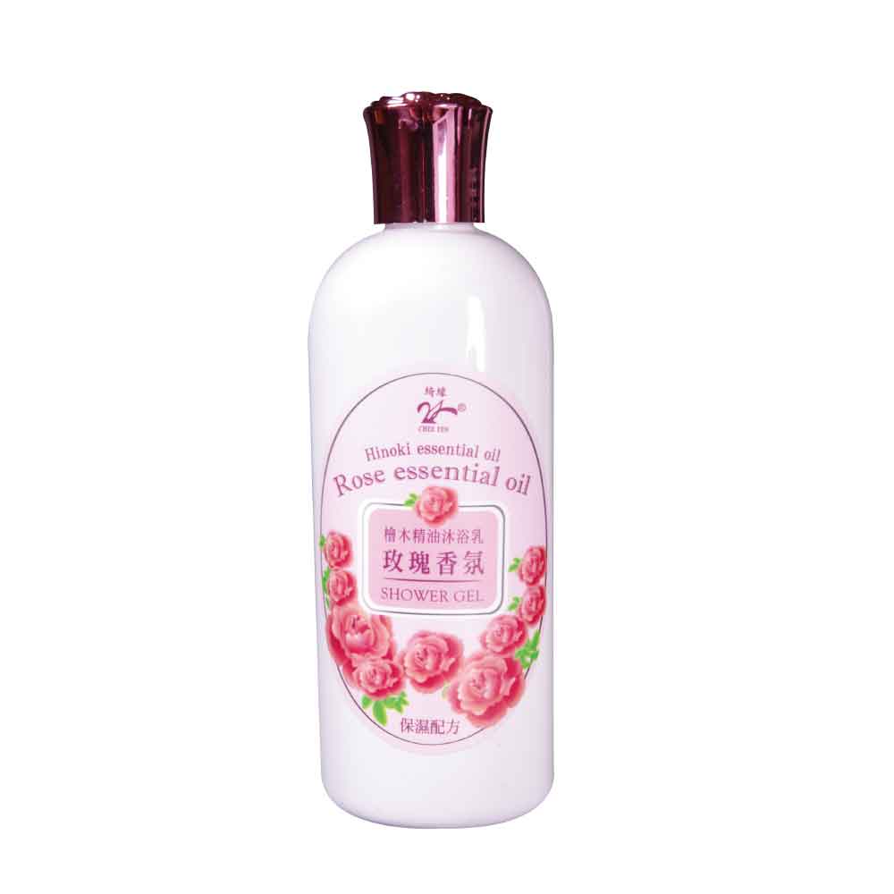GreenLand 綺緣 檜木精油(玫瑰香氛)沐浴乳300ml*10瓶
