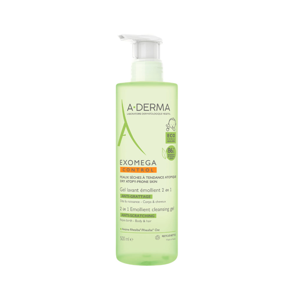 A-DERMA 艾芙美 新葉益護佳洗髮沐浴精500ml