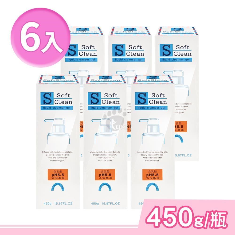 藥聯生技 舒芙可麗潔膚乳 450g/瓶 (6瓶 沐浴乳)