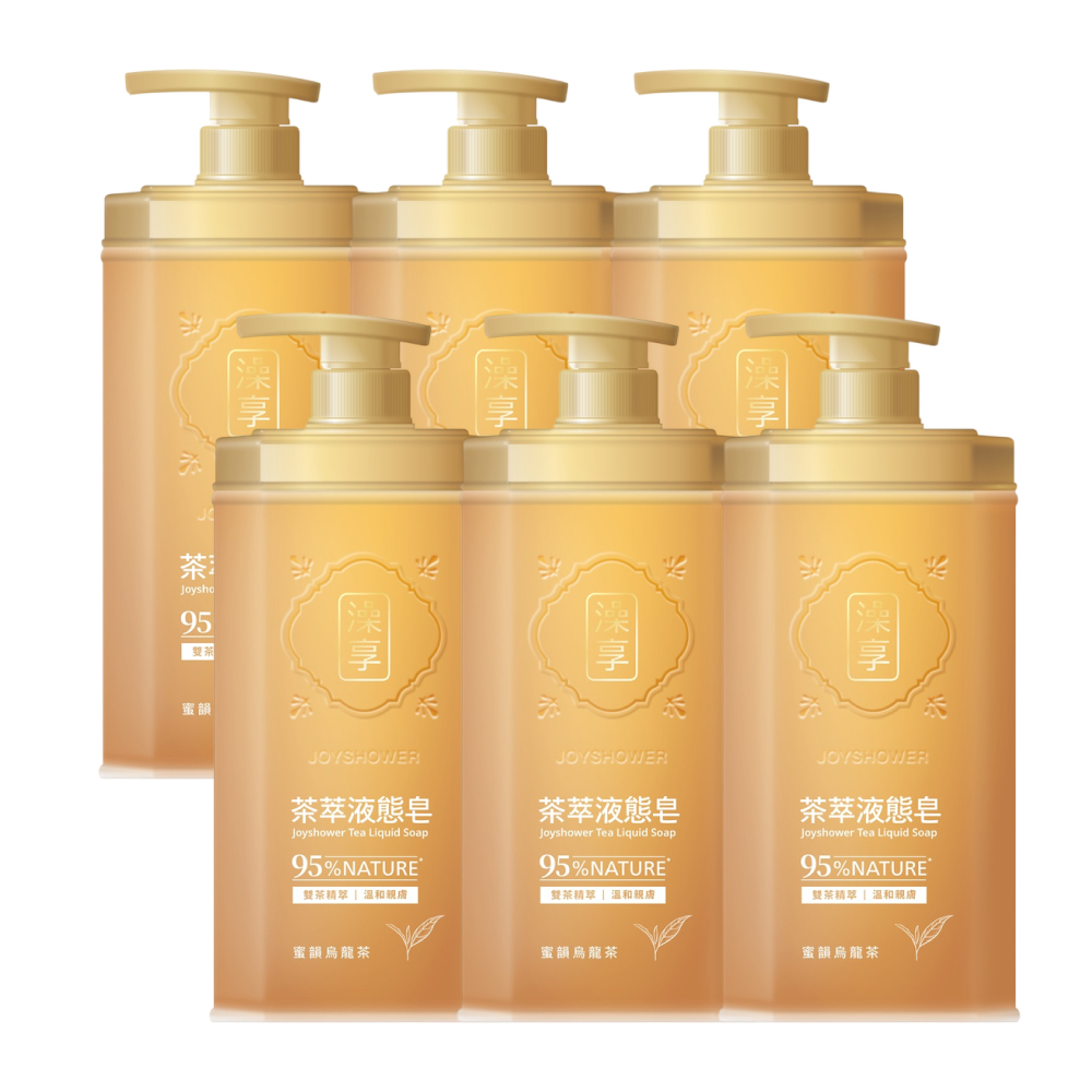澡享 茶萃液態皂(蜜韻烏龍茶)800g*6入