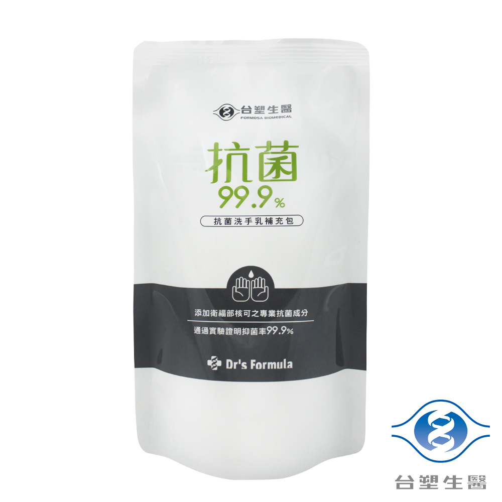 《台塑生醫》Drs Formula 抗菌洗手乳補充包 (400cc)