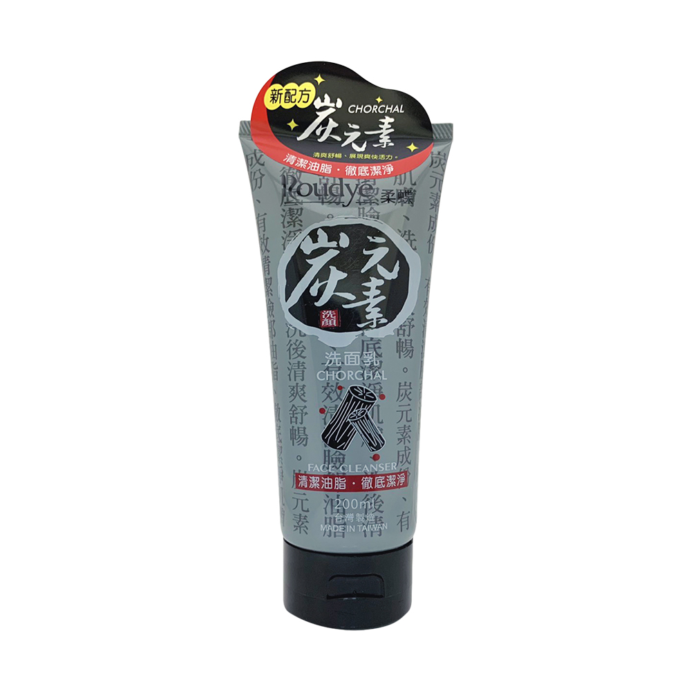 柔蝶炭元素洗面乳 200g