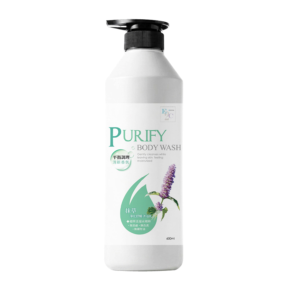 E2C 【 美肌殿堂】抹草淨化舒暢沐浴乳600ml