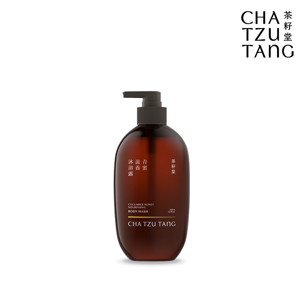 茶籽堂 青蜜滋養沐浴露500mL(乾性肌/皮膚脫屑/洗後不乾澀)