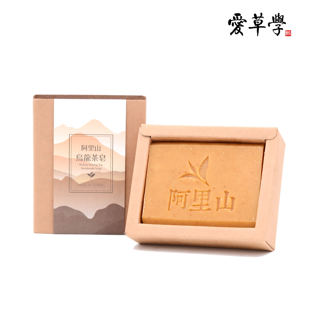 愛草學 台灣阿里山烏龍茶皂*2入