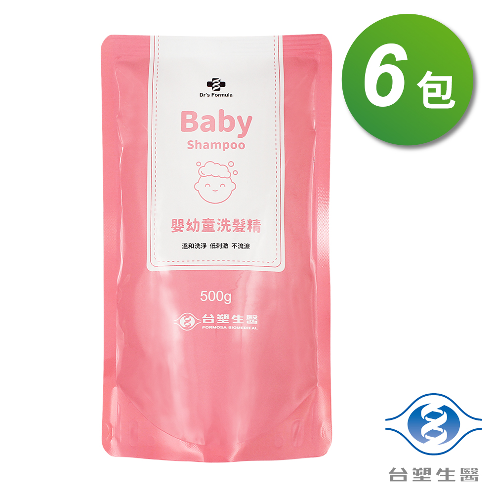 Dr's Formula 台塑生醫 嬰幼童 洗髮精 補充包 500g X 6包
