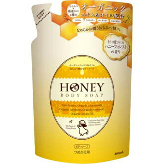 第一石鹼 日本  蜂蜜保濕沐浴乳-補充包400ml