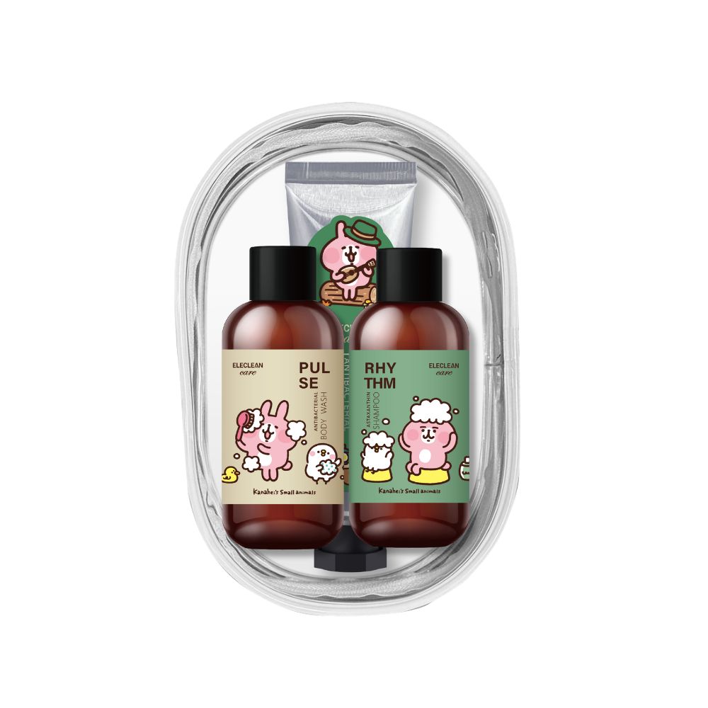 ELECLEAN 【卡娜赫拉的小動物】限量50ml洗沐冒險包