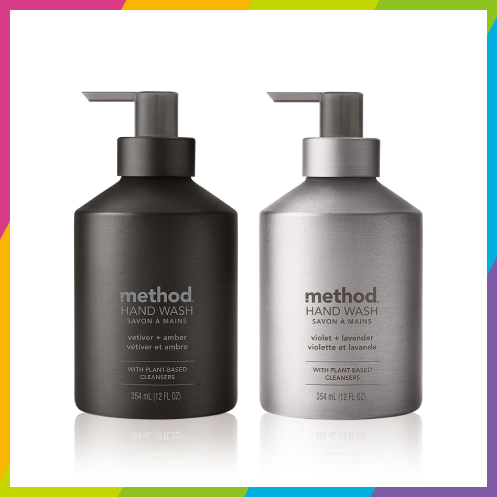 Method 美則 豪宅御用金緻洗手乳件組(夜幕黑+霧銀灰)