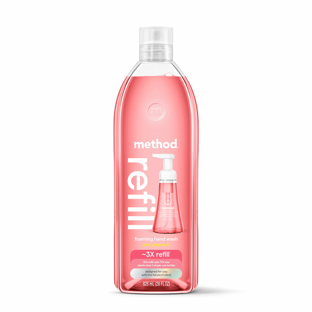 Method 美則 粉紅葡萄柚泡沫洗手露(補充瓶)828ml
