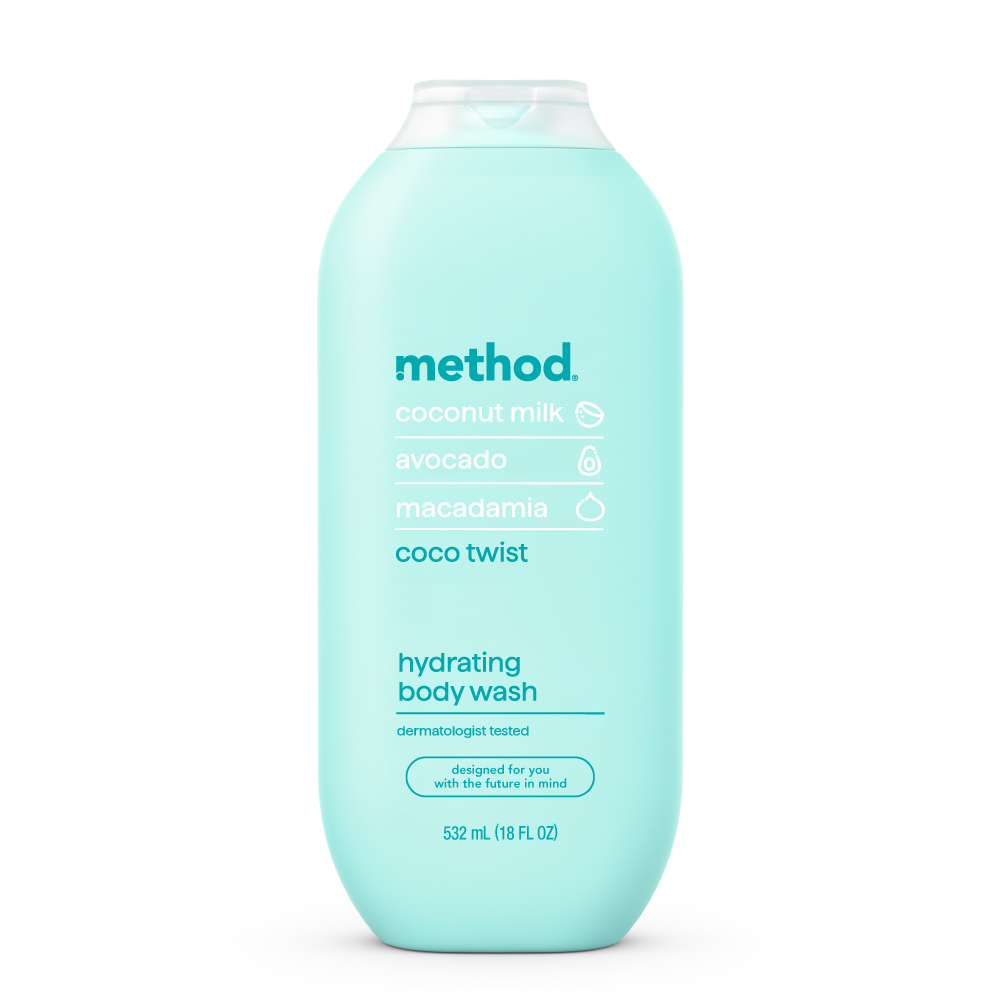 Method 美則 感官沐浴乳-椰香花漾532ml 椰奶 酪梨 堅果油 保濕 舒緩