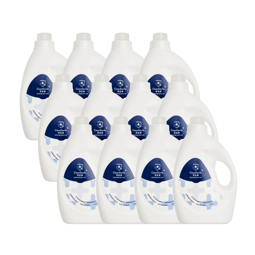 奇哥 淨勁寧除臭防螨抗菌洗衣精2000ml(12入)