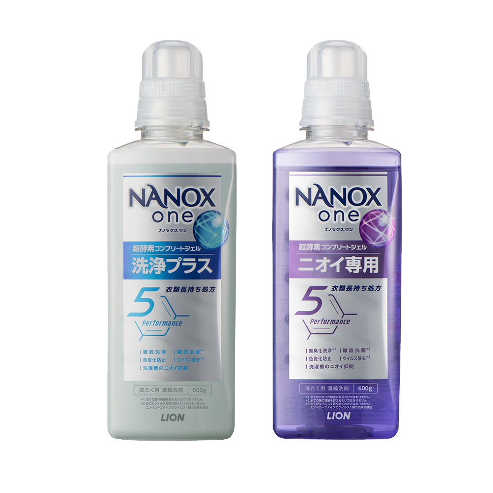 LION 日本獅王NANOX ONE 超濃縮抗菌洗衣精600g - PChome 24h購物