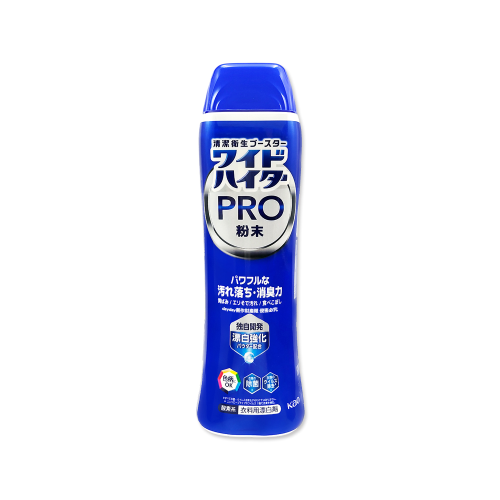 KAO 花王 日本PRO氧系酵素芳香衣物去漬漂白劑500g/罐(多用途去污消臭洗衣粉,衣領鞋類汗漬泛黃預潔清潔粉)