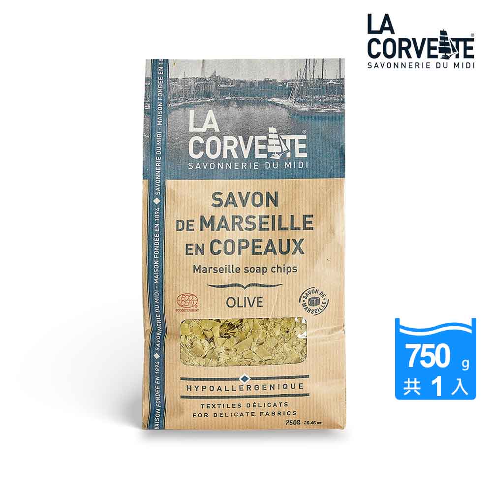La Corvette 法釩 橄欖油馬賽皂絲750g