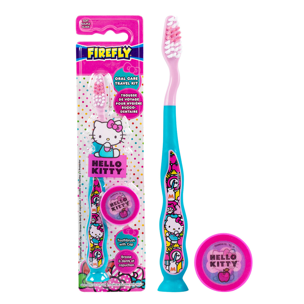KITTY HELLO KITTY 兒童牙刷 (附刷蓋)新