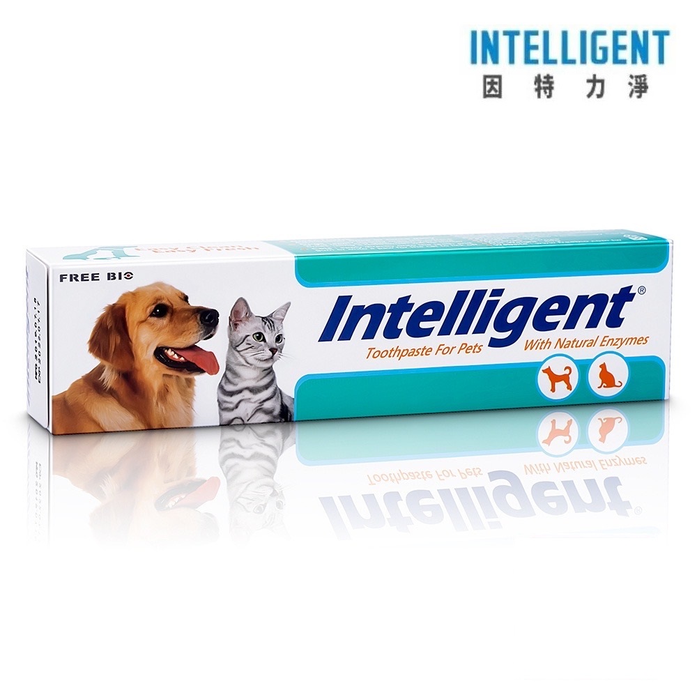 因特力淨 Intelligent 寵物酵素牙膏80g *1條