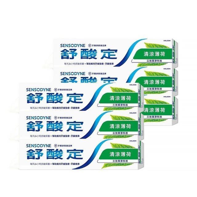 SENSODYNE 舒酸定 長效抗敏牙膏-清涼薄荷160g*6入