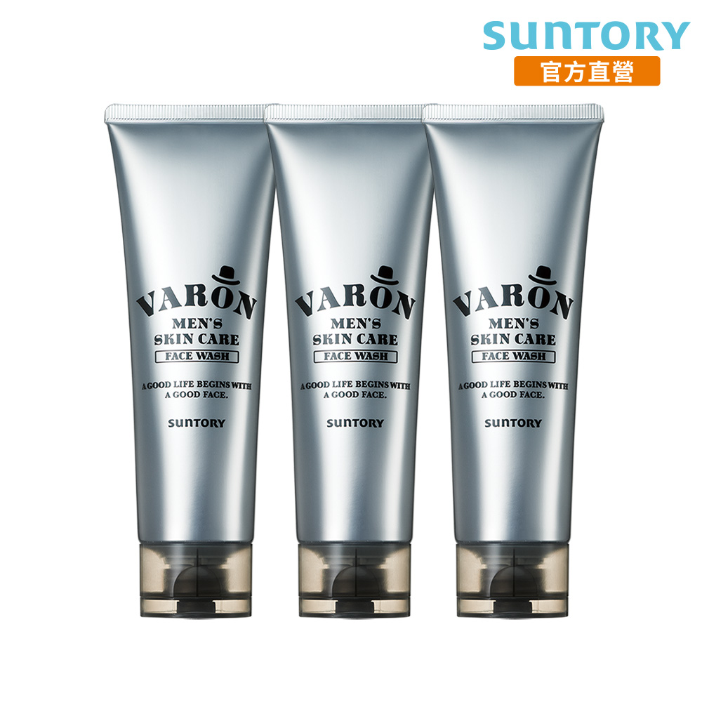 Suntory 三得利 VARON汎倫 紳仕極淨洗面乳120gx3