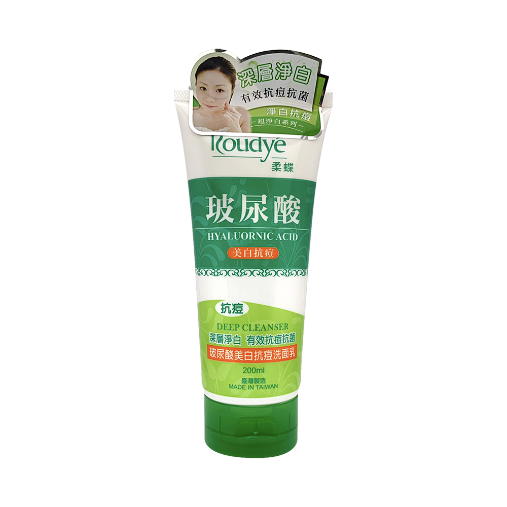 柔蝶 玻尿酸抗痘洗面乳 200ml