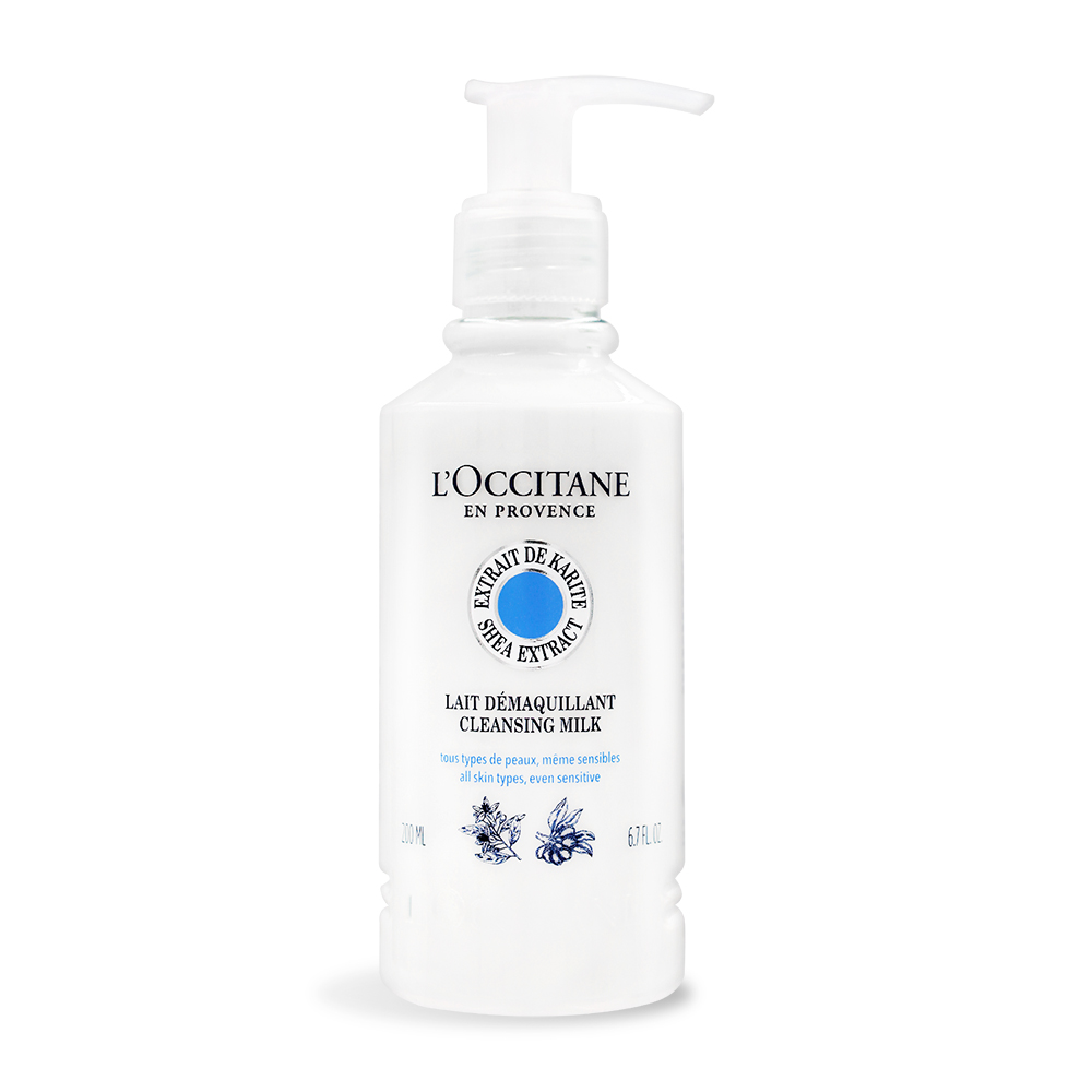 L'OCCITANE 歐舒丹 乳油木橙花淨透卸妝乳(200ml)-百貨公司貨