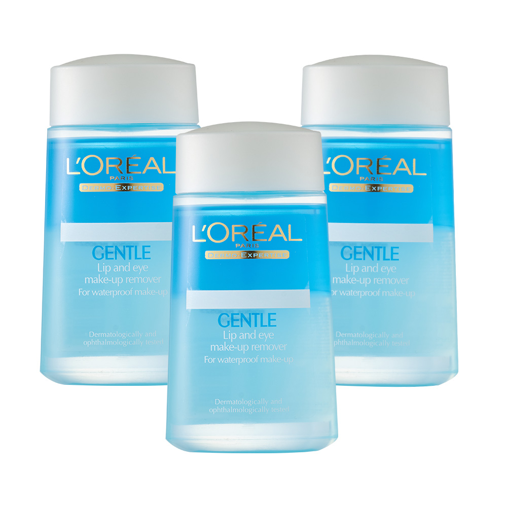 LOREAL Paris 巴黎萊雅 溫和眼唇卸妝液125ml 3入組