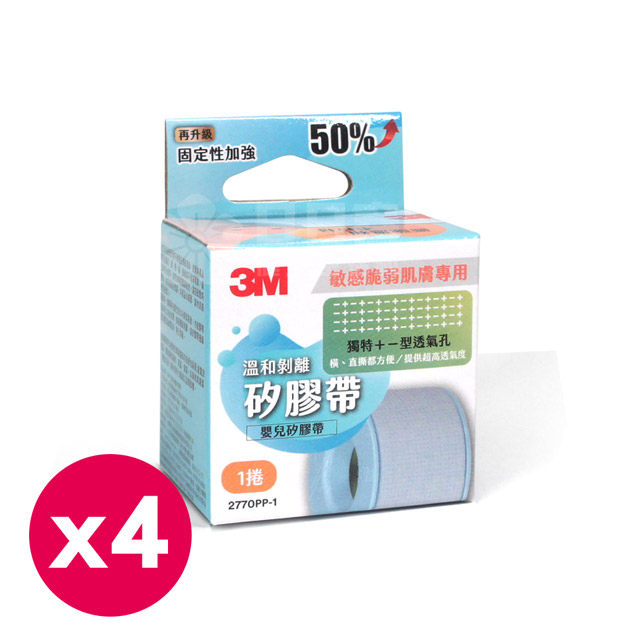 3M 溫和剝離矽膠帶 1吋x5公尺 (4捲入)